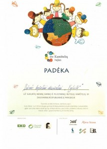 Kamštelių vajaus 2016 padėka